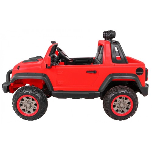 AllRoad 2 Kids Off-Road auto červená + 4x4 Drive + dálkové ovládání + pomalý start + MP3 LED