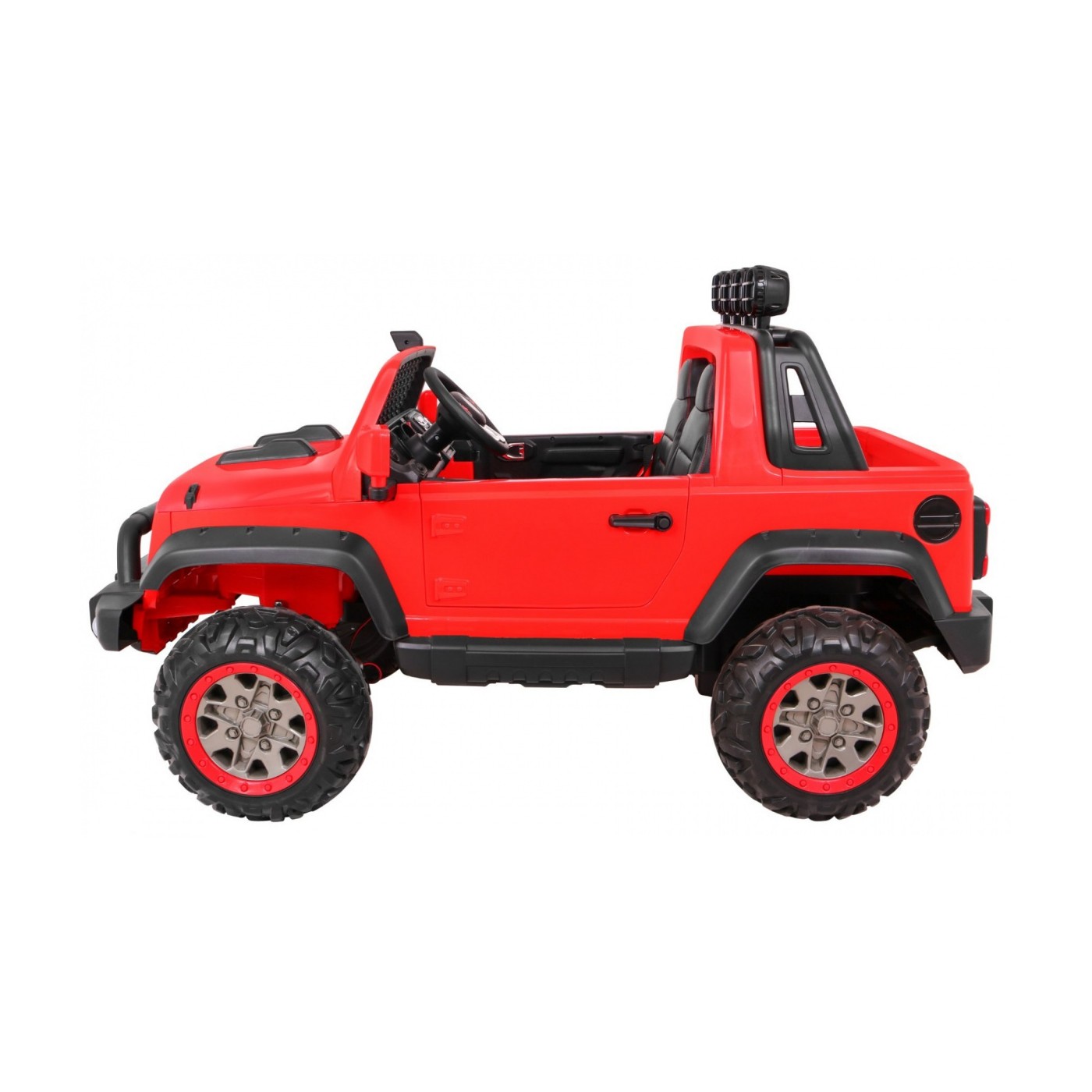 AllRoad 2 Kids Off-Road auto červená + 4x4 Drive + dálkové ovládání + pomalý start + MP3 LED
