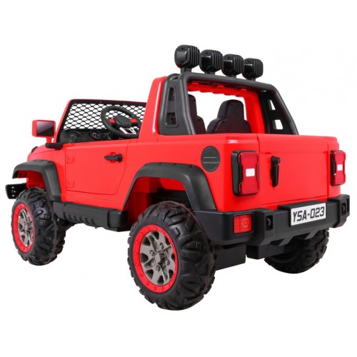 AllRoad 2 Kids Off-Road auto červená + 4x4 Drive + dálkové ovládání + pomalý start + MP3 LED