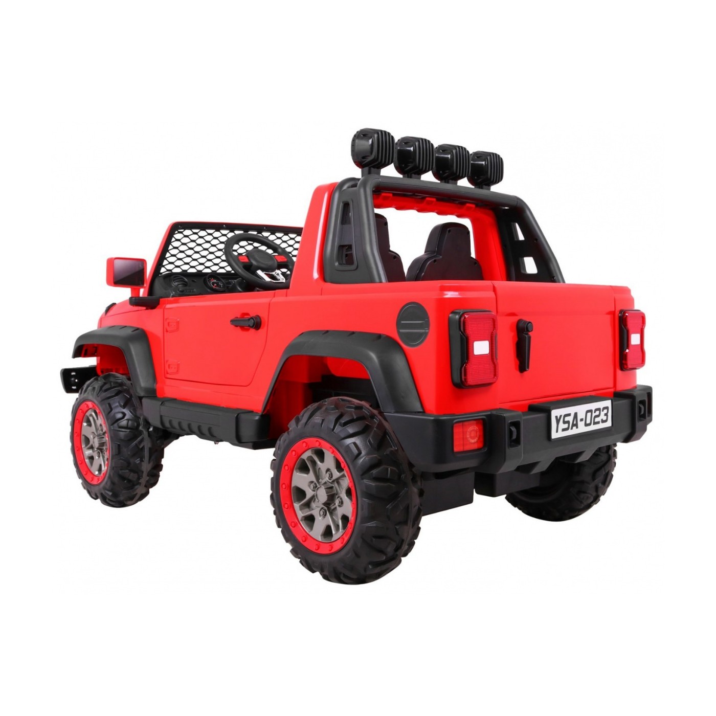 AllRoad 2 Kids Off-Road auto červená + 4x4 Drive + dálkové ovládání + pomalý start + MP3 LED