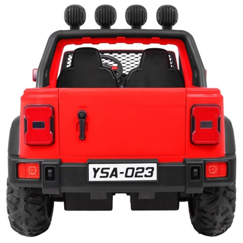 AllRoad 2 Kids Off-Road auto červená + 4x4 Drive + dálkové ovládání + pomalý start + MP3 LED