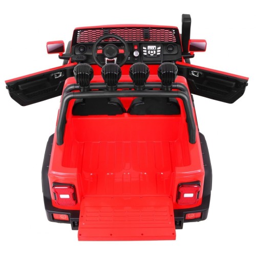 AllRoad 2 Kids Off-Road auto červená + 4x4 Drive + dálkové ovládání + pomalý start + MP3 LED