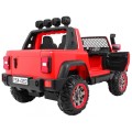 AllRoad 2 Kids Off-Road auto červená + 4x4 Drive + dálkové ovládání + pomalý start + MP3 LED