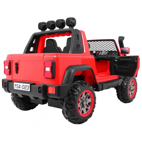 AllRoad 2 Kids Off-Road auto červená + 4x4 Drive + dálkové ovládání + pomalý start + MP3 LED
