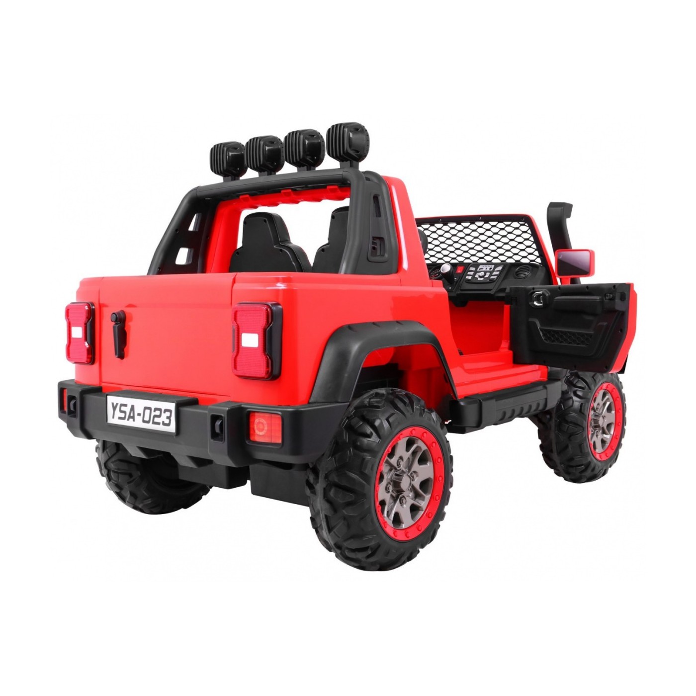 AllRoad 2 Kids Off-Road auto červená + 4x4 Drive + dálkové ovládání + pomalý start + MP3 LED
