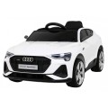 Audi E-Tron Sportback Kids bílá Remote 4x4 Drive Slow Start Rádio MP3 LED