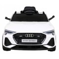 Audi E-Tron Sportback Kids bílá Remote 4x4 Drive Slow Start Rádio MP3 LED