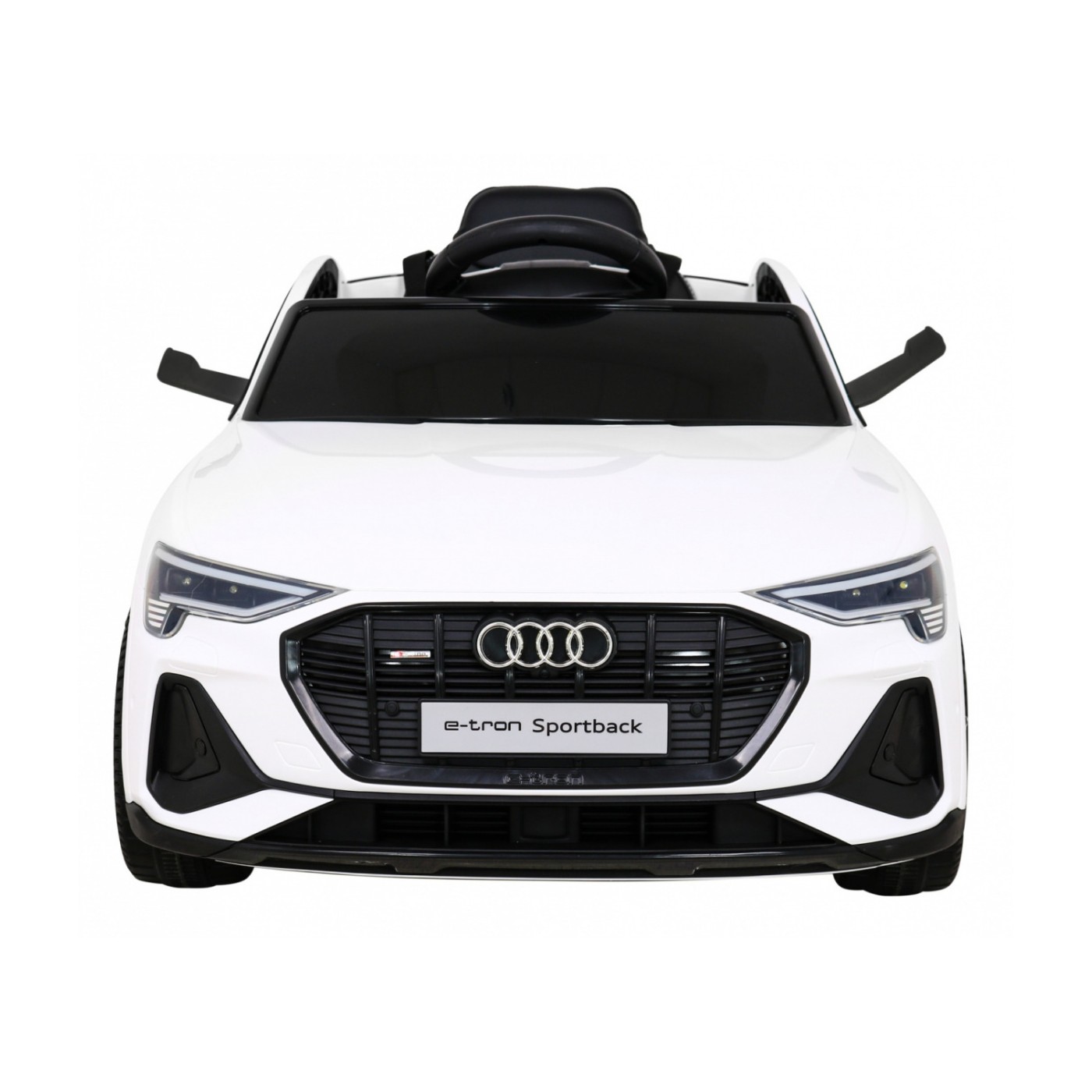Audi E-Tron Sportback Kids bílá Remote 4x4 Drive Slow Start Rádio MP3 LED