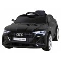 Audi E-Tron Sportback Kids černý + dálkové ovládání + pohon 4x4 + pomalý start + MP3 rádio + LED