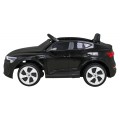 Audi E-Tron Sportback Kids černý + dálkové ovládání + pohon 4x4 + pomalý start + MP3 rádio + LED