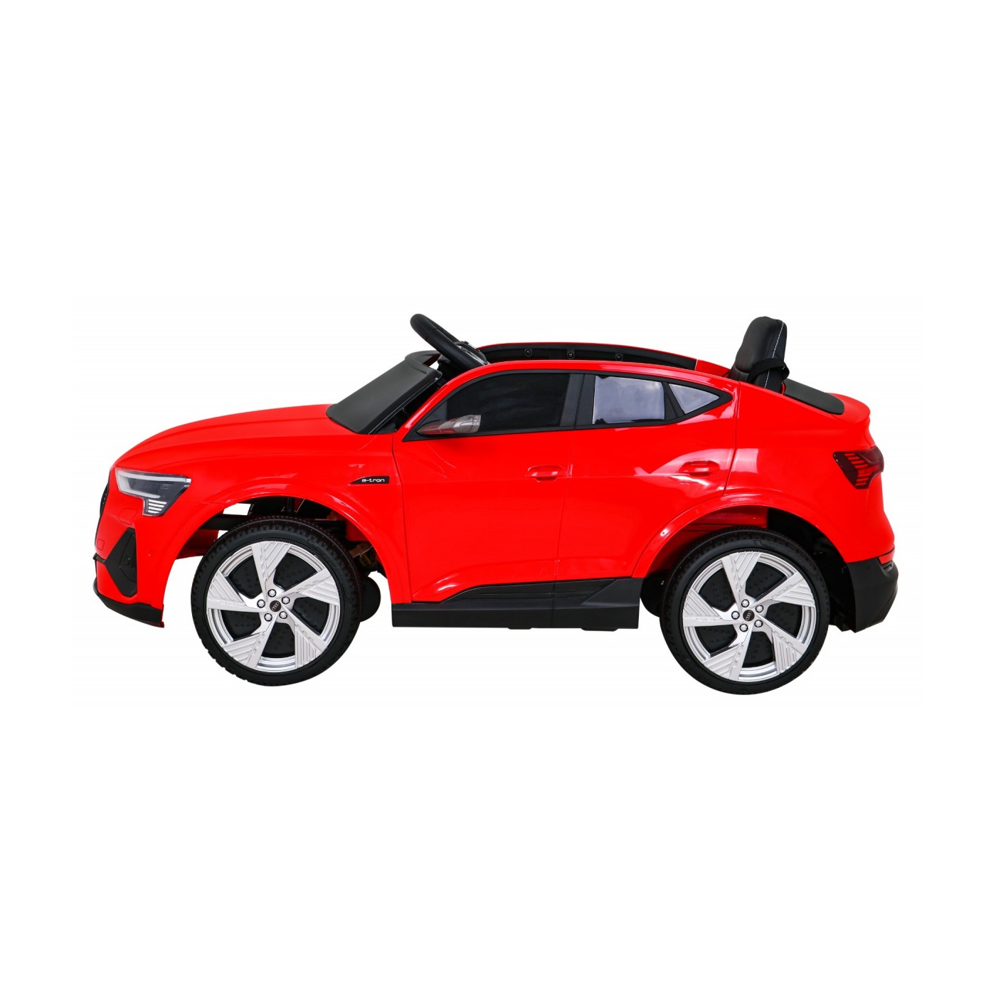 Audi E-Tron Sportback Kids červená Remote Drive 4x4 Rádio s pomalým startem MP3 LED