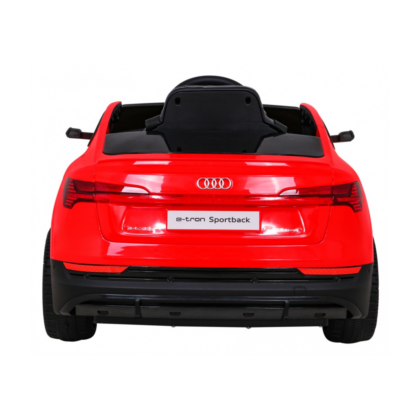 Audi E-Tron Sportback Kids červená Remote Drive 4x4 Rádio s pomalým startem MP3 LED
