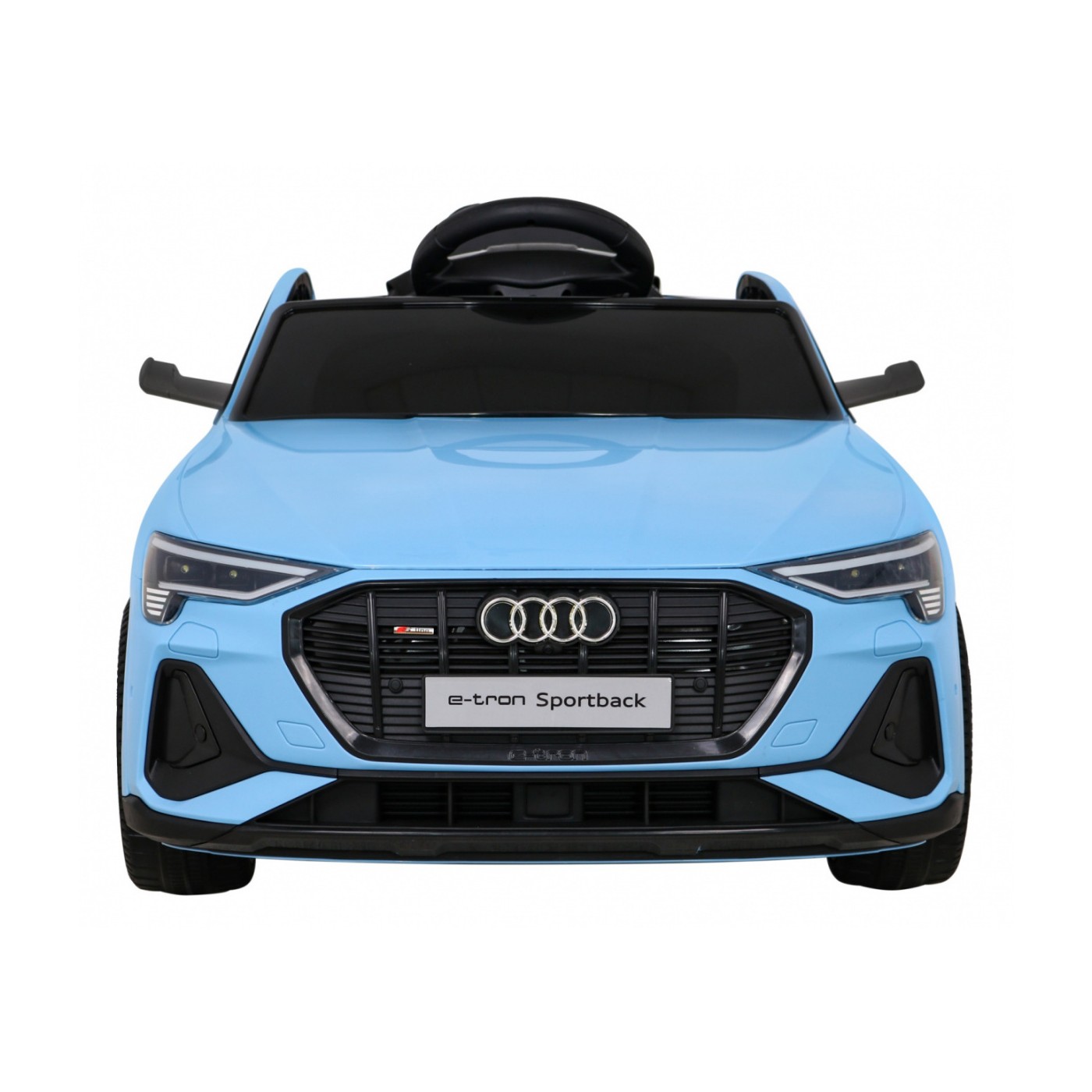 Audi E-Tron Sportback Kids Blue Remote Drive 4x4 Rádio s pomalým startem MP3 LED