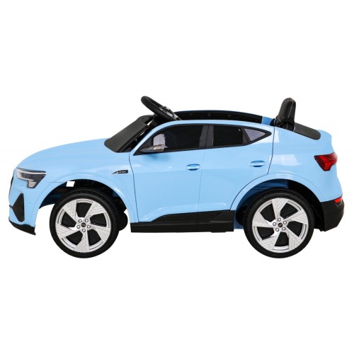 Audi E-Tron Sportback Kids Blue Remote Drive 4x4 Rádio s pomalým startem MP3 LED