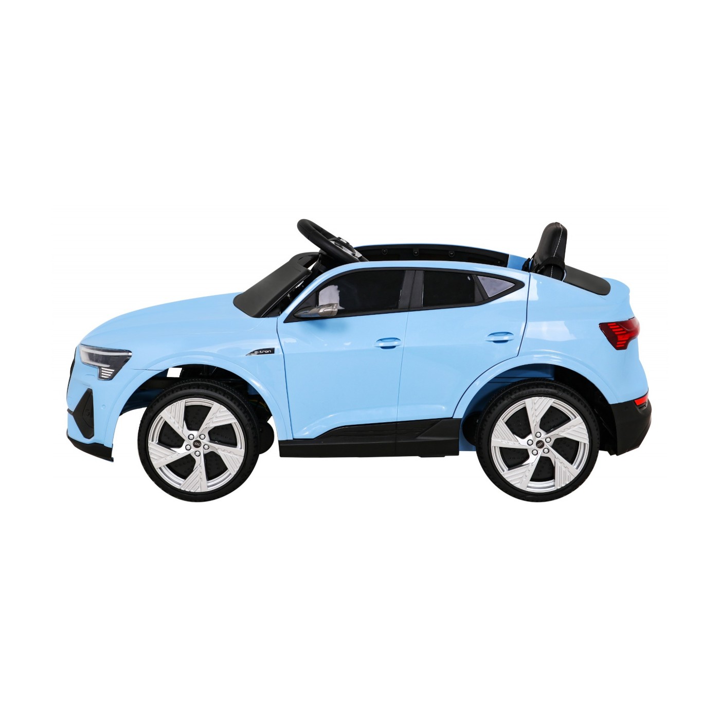 Audi E-Tron Sportback Kids Blue Remote Drive 4x4 Rádio s pomalým startem MP3 LED