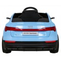 Audi E-Tron Sportback Kids Blue Remote Drive 4x4 Rádio s pomalým startem MP3 LED