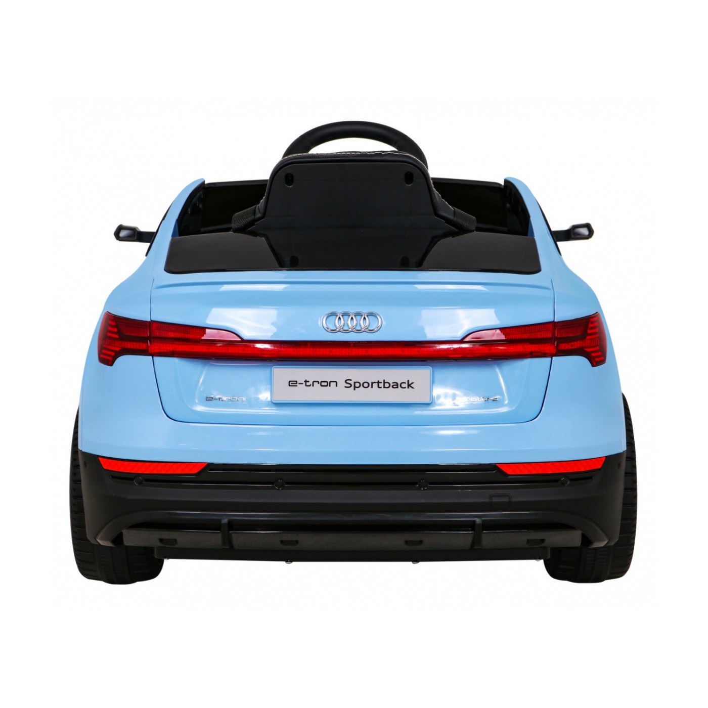 Audi E-Tron Sportback Kids Blue Remote Drive 4x4 Rádio s pomalým startem MP3 LED