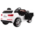 Audi Q7 Quattro S-Line Bateriové Bílé Dálkové Ovládání Pomalý Start EVA Rádio MP3 LED