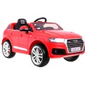 Audi Q7 Quattro S-Line Bateriové Červené Dálkové Ovládání Pomalý Start EVA Rádio MP3 LED