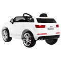 Bateriový lak Audi Q7 Quattro S-Line bílý + dálkové ovládání + pomalý start + EVA + MP3 rádio