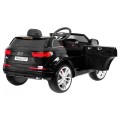 Bateriový lak Audi Q7 Quattro S-Line černý + dálkové ovládání + pomalý start + EVA + MP3 rádio