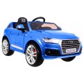 Audi Q7 Quattro S-Line bateriově napájený lak modrý dálkový ovladač pomalý start EVA rádio MP3