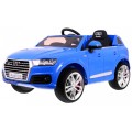 Audi Q7 Quattro S-Line Bateriové Modré Dálkové Ovládání Pomalý Start EVA Rádio MP3 LED