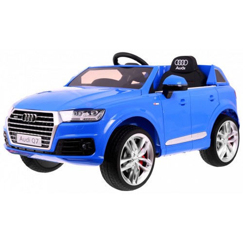 Audi Q7 Quattro S-Line Bateriové Modré Dálkové Ovládání Pomalý Start EVA Rádio MP3 LED