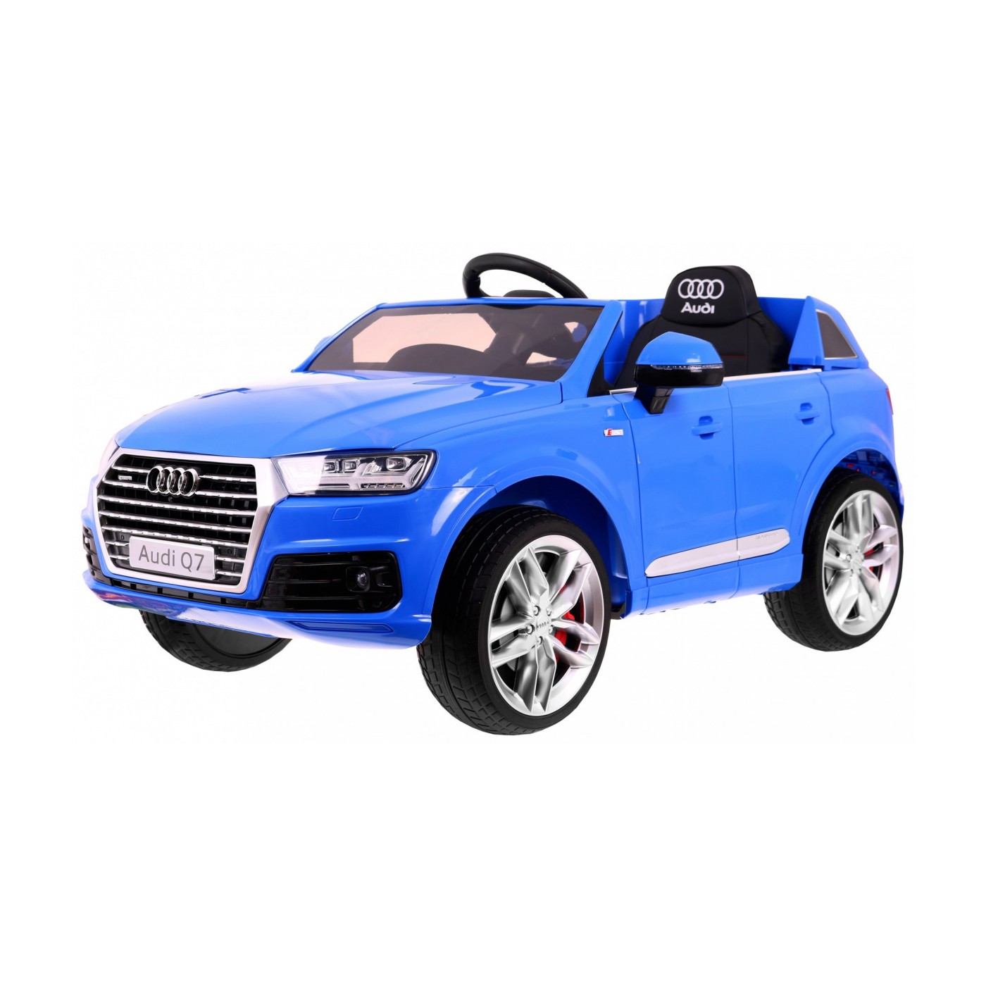 Audi Q7 Quattro S-Line Bateriové Modré Dálkové Ovládání Pomalý Start EVA Rádio MP3 LED