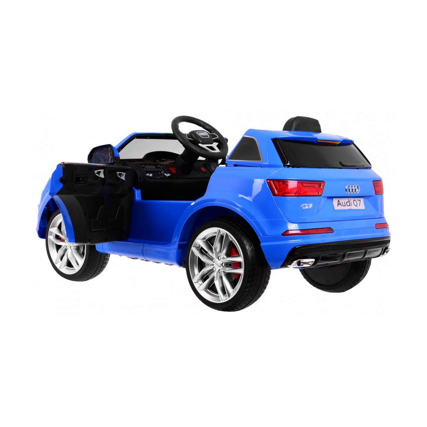 Audi Q7 Quattro S-Line Bateriové Modré Dálkové Ovládání Pomalý Start EVA Rádio MP3 LED