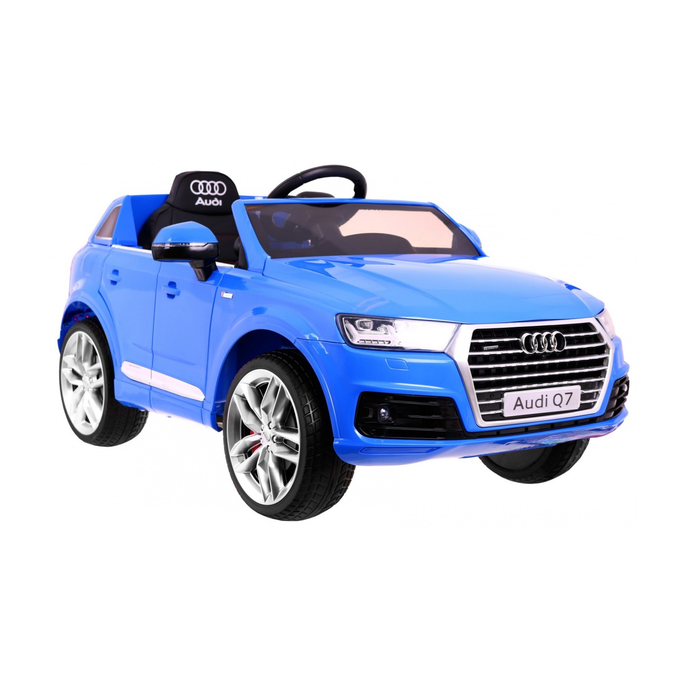 Audi Q7 Quattro S-Line Bateriové Modré Dálkové Ovládání Pomalý Start EVA Rádio MP3 LED