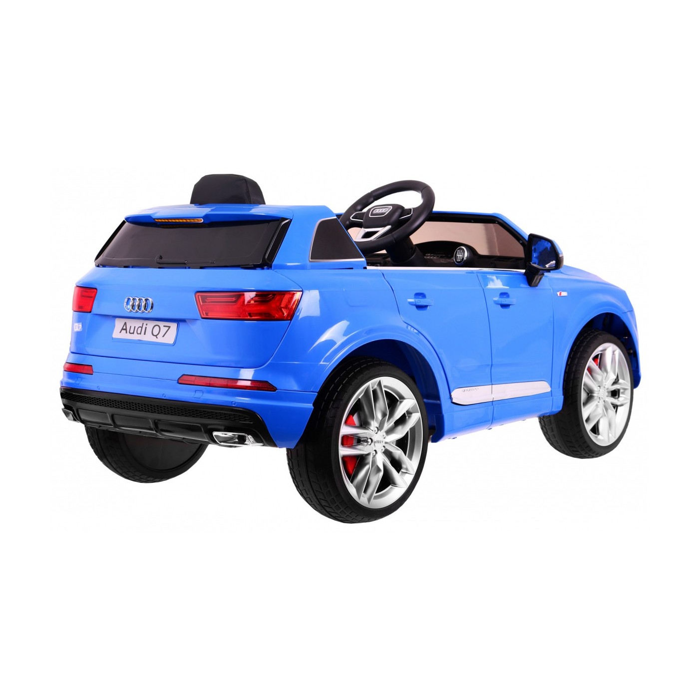 Audi Q7 Quattro S-Line Bateriové Modré Dálkové Ovládání Pomalý Start EVA Rádio MP3 LED