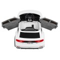 Audi Q8 Zvedněte baterii pro děti Bílá + Dálkové ovládání + EVA + Pomalý start + MP3 USB + LED