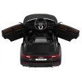 Dětský zvedák baterií Audi Q8 černý + dálkové ovládání + EVA + pomalý start + MP3 USB + LED
