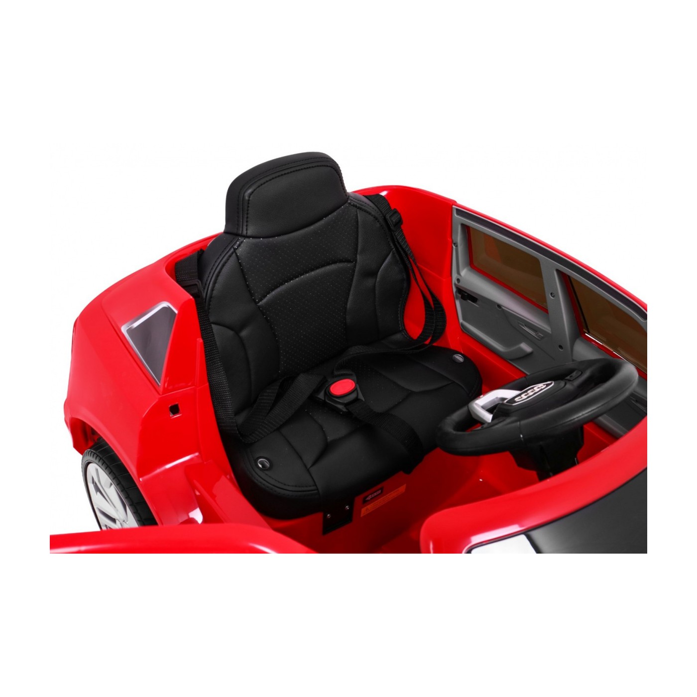 Dětský zvedák baterií Audi Q8 červený + dálkové ovládání + EVA + pomalý start + MP3 USB + LED
