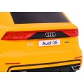 Audi Q8 Zvedák na dětskou baterii žlutý + Dálkové ovládání + EVA + Pomalý Start + MP3 USB + LED