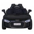 Audi R8 Bateriové dětské černé + Dálkové ovládání + EVA + Pomalý start + MP3 LED