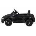 Audi R8 Bateriové dětské černé + Dálkové ovládání + EVA + Pomalý start + MP3 LED