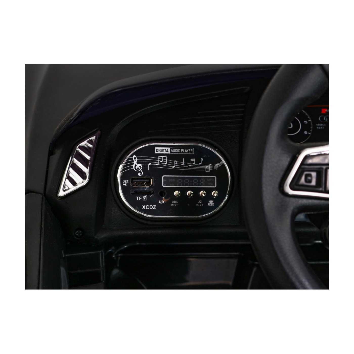 Audi R8 na baterii pro děti červená + dálkové ovládání + EVA + pomalý start + MP3 LED