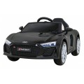 Audi R8 ZVEDACÍ baterie auto černá + dálkové ovládání EVA kola + MP3 + LED