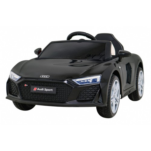 Audi R8 ZVEDACÍ baterie auto černá + dálkové ovládání EVA kola + MP3 + LED