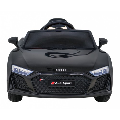Audi R8 ZVEDACÍ baterie auto černá + dálkové ovládání EVA kola + MP3 + LED