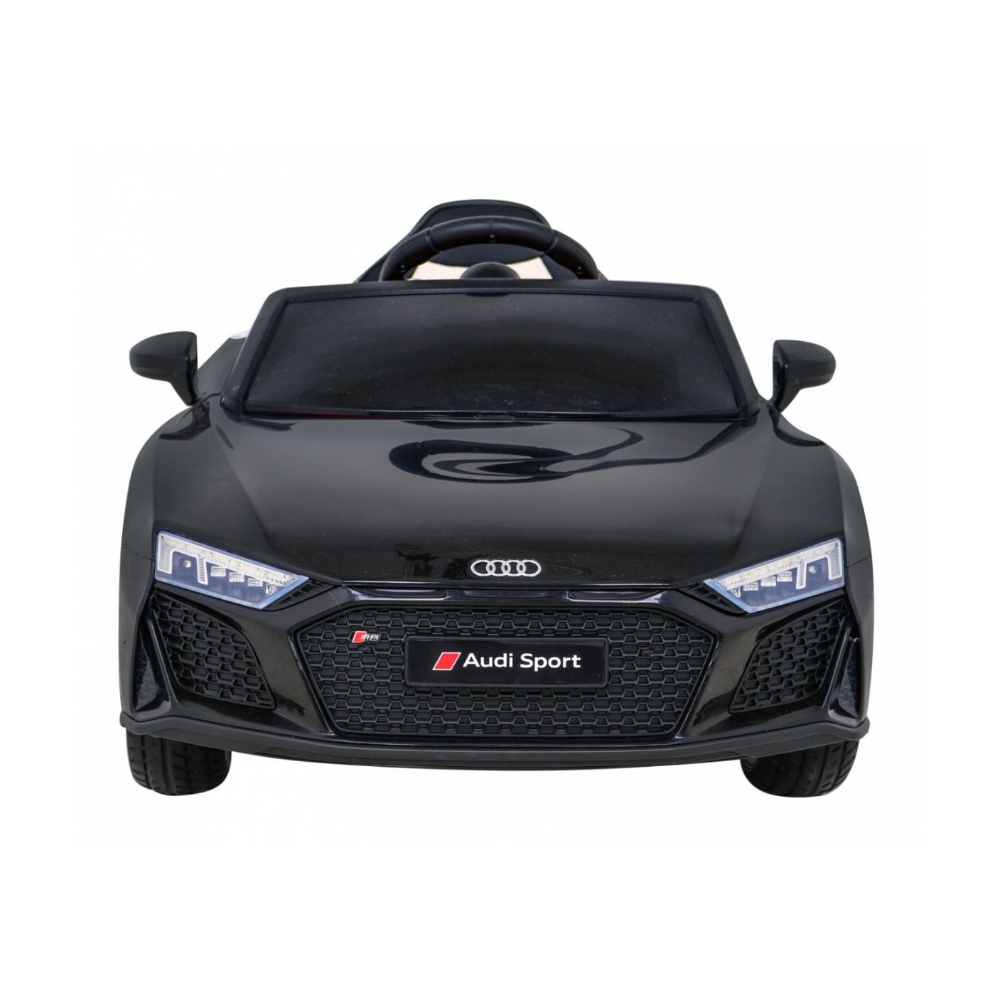 Audi R8 ZVEDACÍ baterie auto černá + dálkové ovládání EVA kola + MP3 + LED