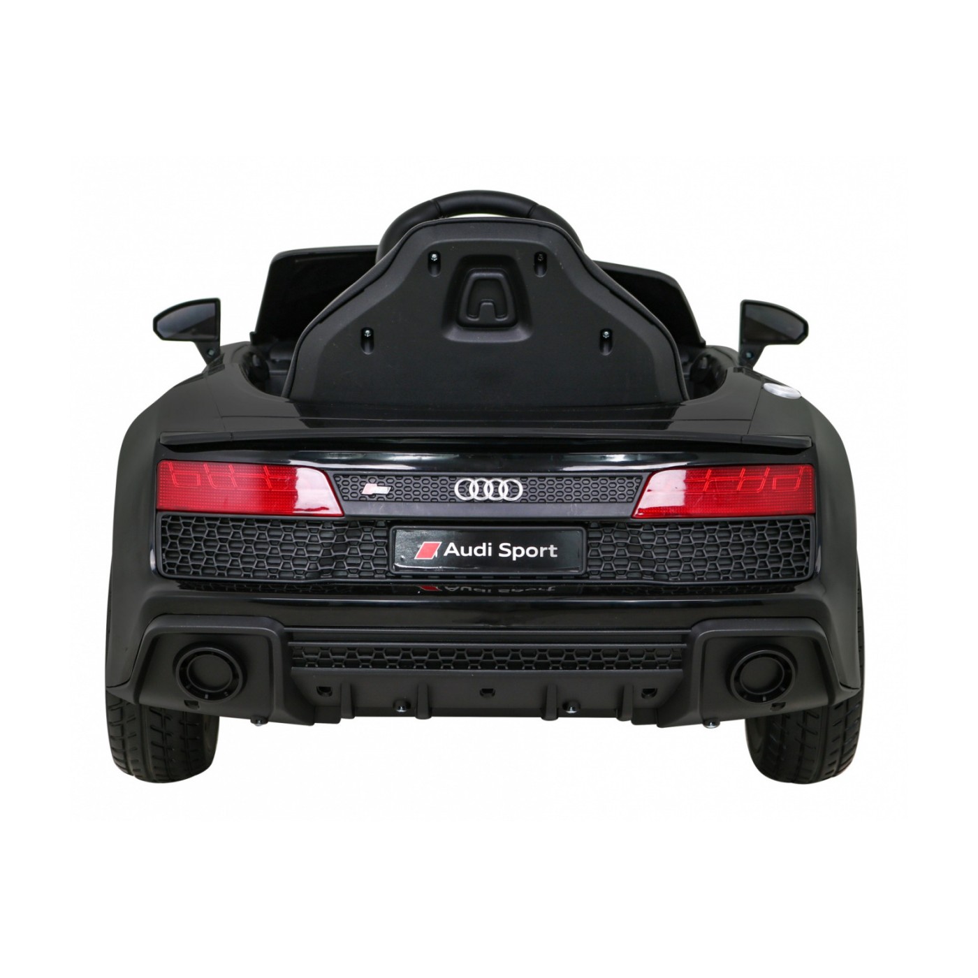 Audi R8 ZVEDACÍ baterie auto černá + dálkové ovládání EVA kola + MP3 + LED