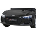 Audi R8 ZVEDACÍ baterie auto černá + dálkové ovládání EVA kola + MP3 + LED