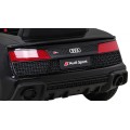 Audi R8 ZVEDACÍ baterie auto černá + dálkové ovládání EVA kola + MP3 + LED