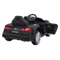 Audi R8 ZVEDACÍ baterie auto černá + dálkové ovládání EVA kola + MP3 + LED