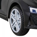 Audi R8 ZVEDACÍ baterie auto černá + dálkové ovládání EVA kola + MP3 + LED