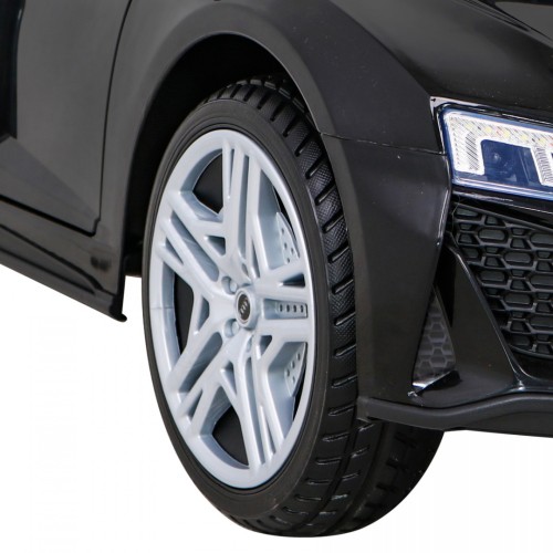 Audi R8 ZVEDACÍ baterie auto černá + dálkové ovládání EVA kola + MP3 + LED