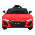 Audi R8 ZVEDACÍ baterie auto červená + dálkové ovládání EVA kola + MP3 + LED